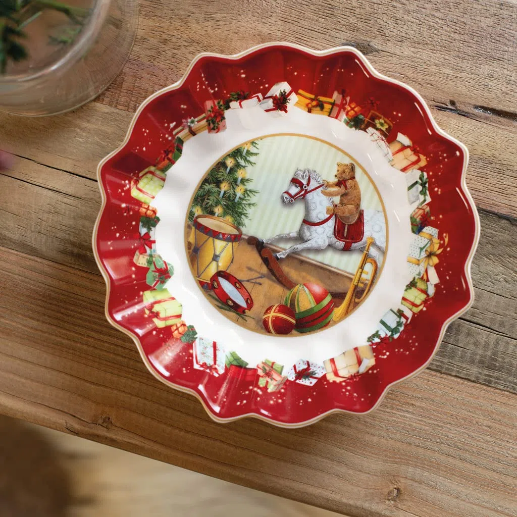 Villeroy & Boch - Toy's Fantasy Ciotola Piccola Regali 16,5 cm Variopinto, Adatto per Microonde, Scodella, Ciotola, Piatto Ceramica Natale, Xmas, Stoviglie, Porcellana Premium