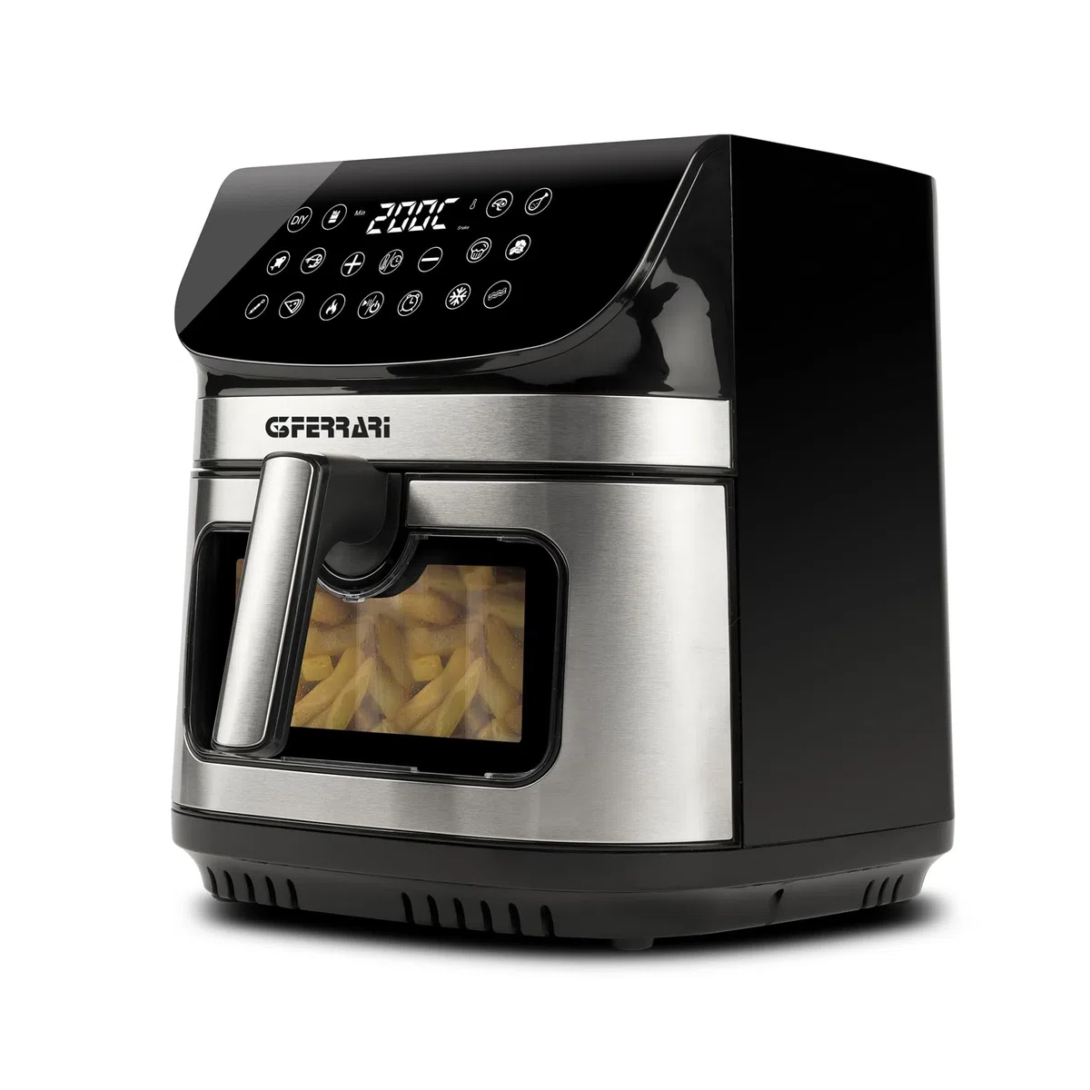 G3 Ferrari G10215 Friggisano Star Friggitrice ad Aria 9 Litri, 2200 W, 12 programmi, Display digitale, Temperatura 80° - 200°C, Timer 60 min, Doppia resistenza, Ricettario incluso