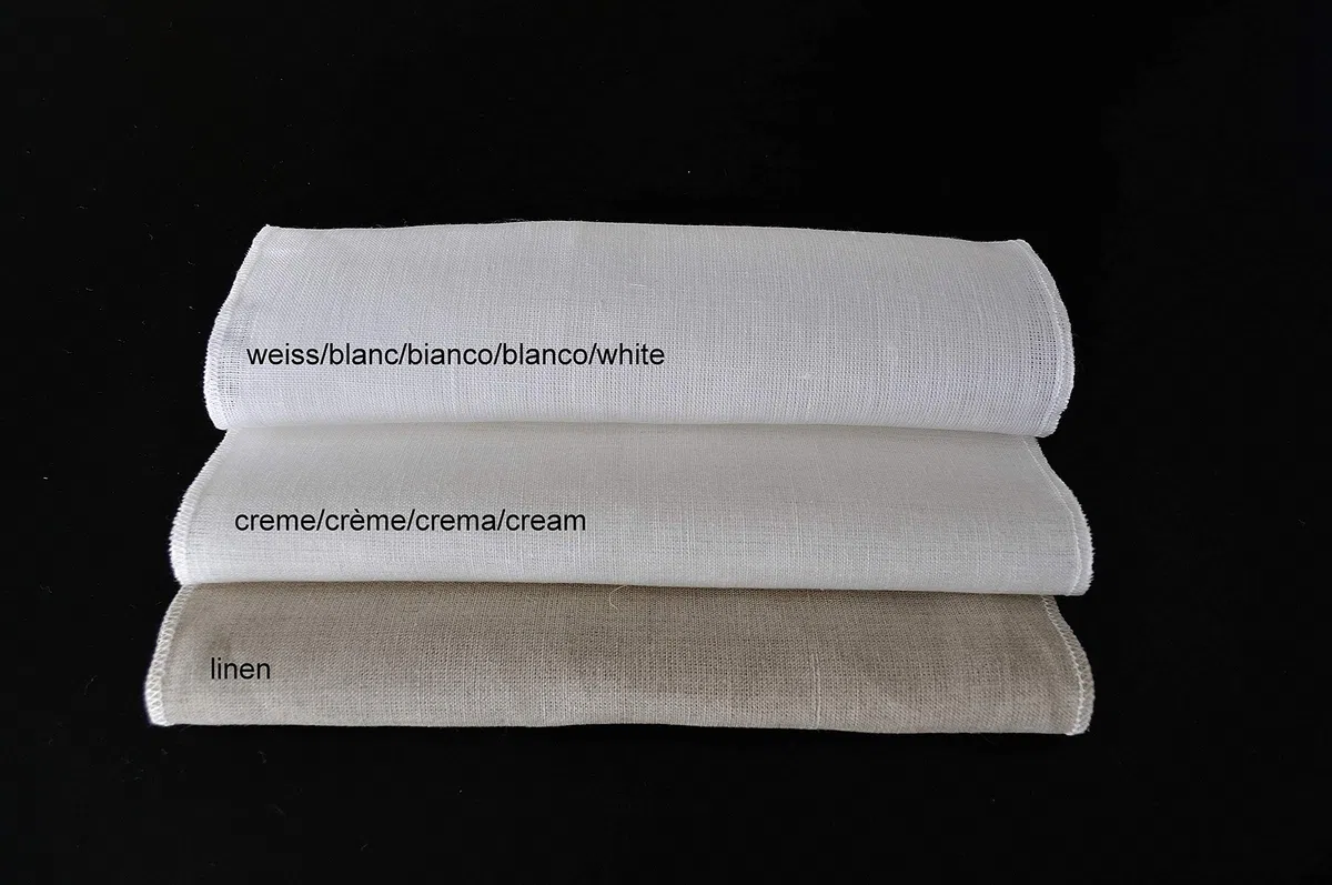 Kutti Tenda a pacchetto Metis passanti 100% puro lino colore crema 100 * 140 cm