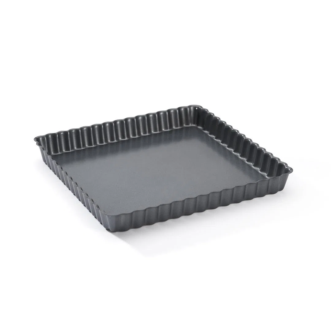 DE BUYER 4709.23 - Stampo per dolci, quadrato, fondo removibile, 23 cm