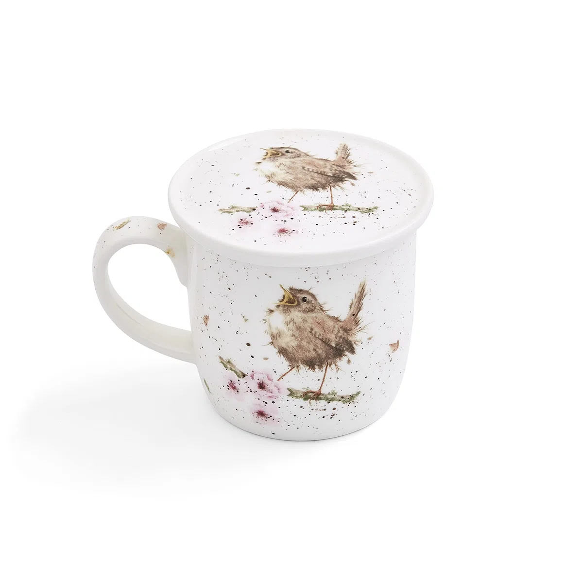 Wrendale by Royal Worcester - Tazza e sottobicchieri con uccelli, multicolore
