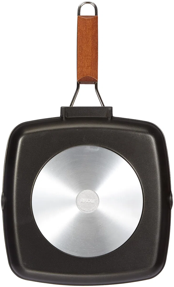 Risoli Bisticchiera Granito con Manico in Legno, 26 x 26 cm
