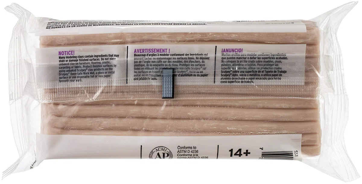 Sculpey Products Company Super Argilla polimerica, Beige