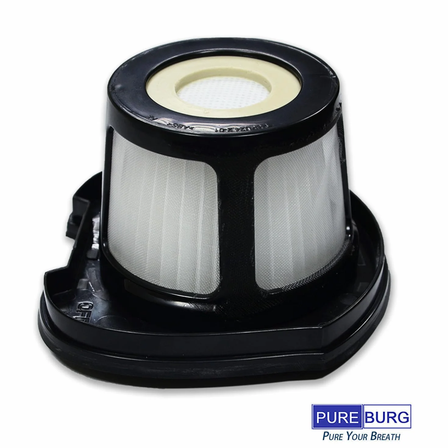 PUREBURG filtro di ricambio compatibile con Bissell 2390, 2390A, 2389, 2284W - gomma per peli di animali domestici agli ioni di litio - confezione da 3 filtri HEPA + rete