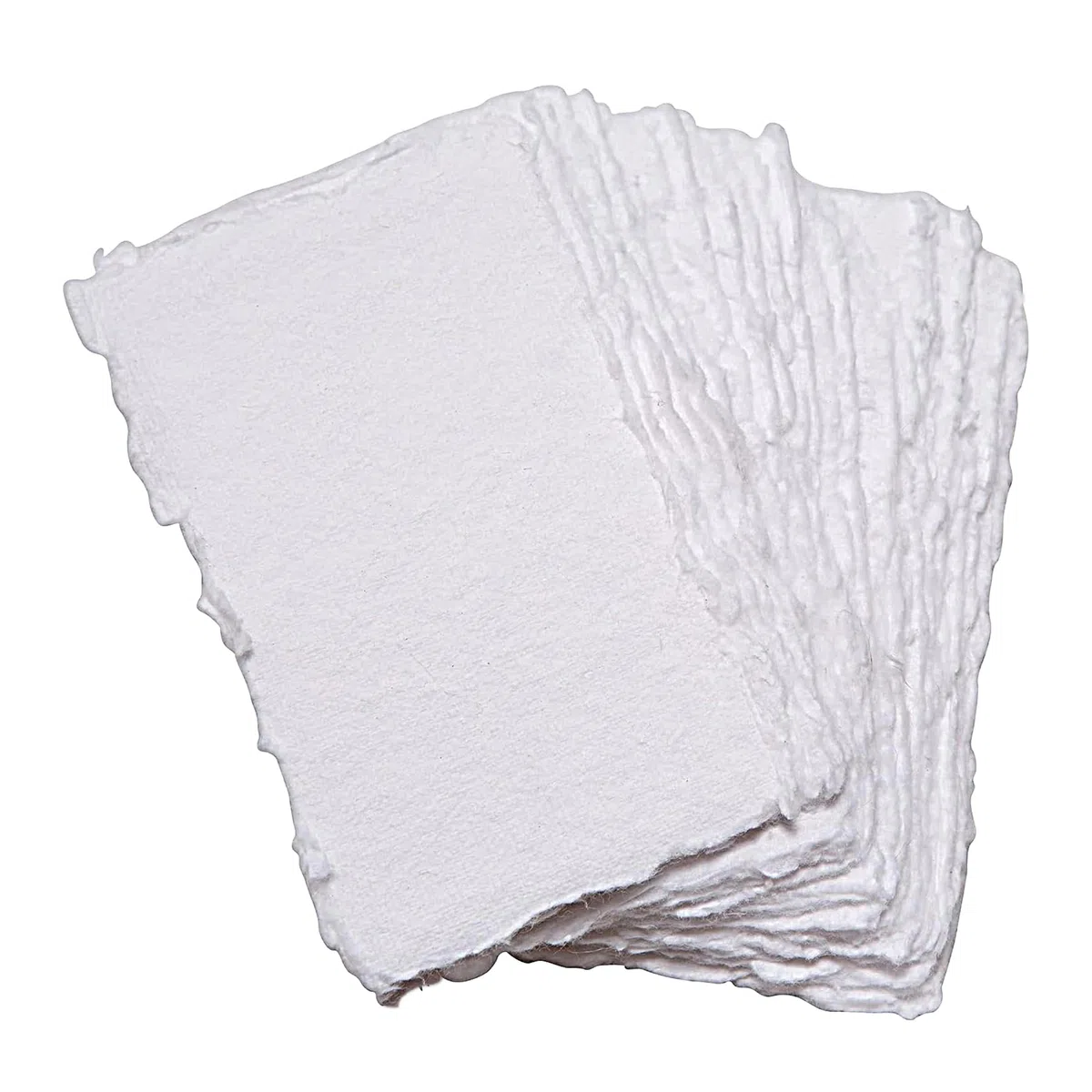 Wanderings - Carta per Biglietti Fatti a Mano con Bordo a Ponte - 25 Fogli - Carta per Acquerello/Tecnica Mista Artisti, Artigiani - Etichette, Segnaposti, Appunti - 150 GSM - Piegata a 5x9 cm