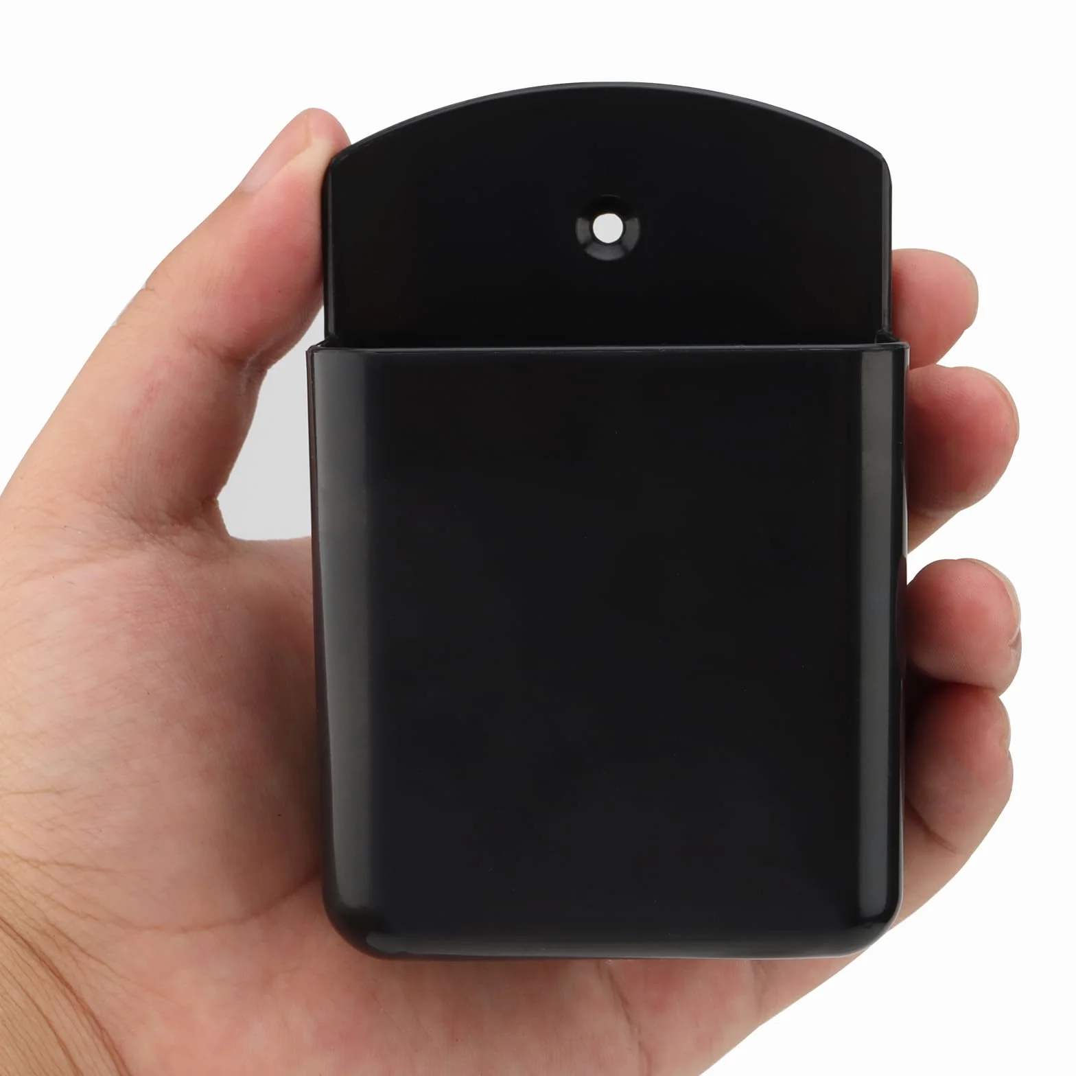 8 pezzi supporto per telecomando nero, autoadesivo, supporto per telecomando, supporto da parete per lettore multimediale, controller, ricarica telefoni cellulari