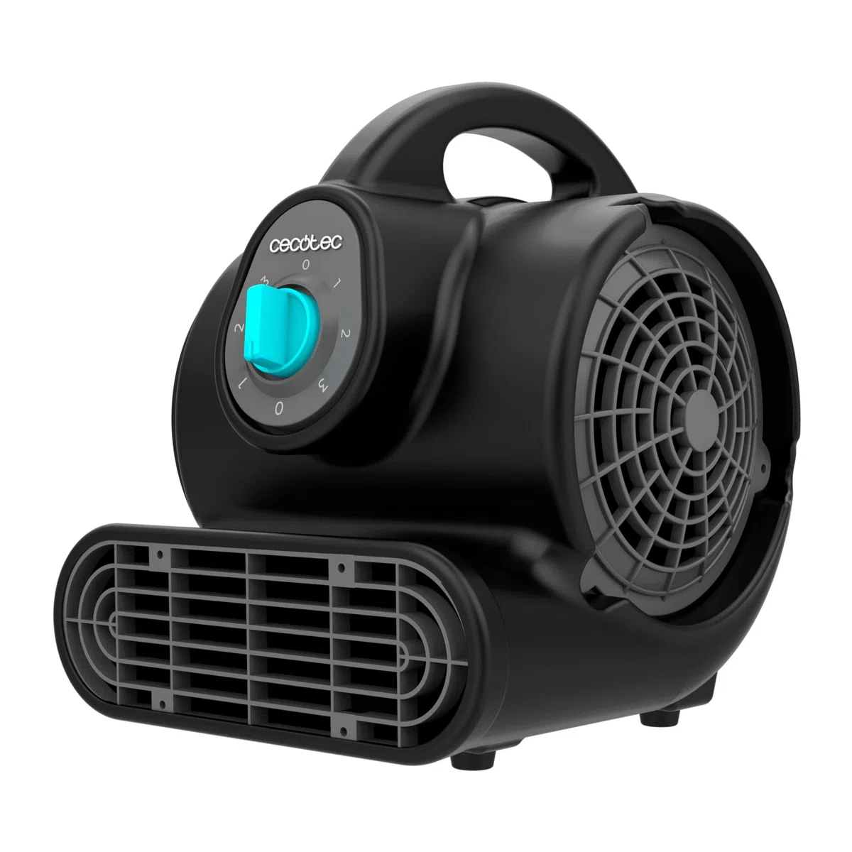 Cecotec Ventilatore Essiccatore di Moquette - Ventilatore di Asciugatura Blowindustry 2000 Flowfloor. 200W, 1400RPM, 3 Velocità, Flusso Aria 1150m³/h, Multi-Posizione, Distribuzione Uniforme